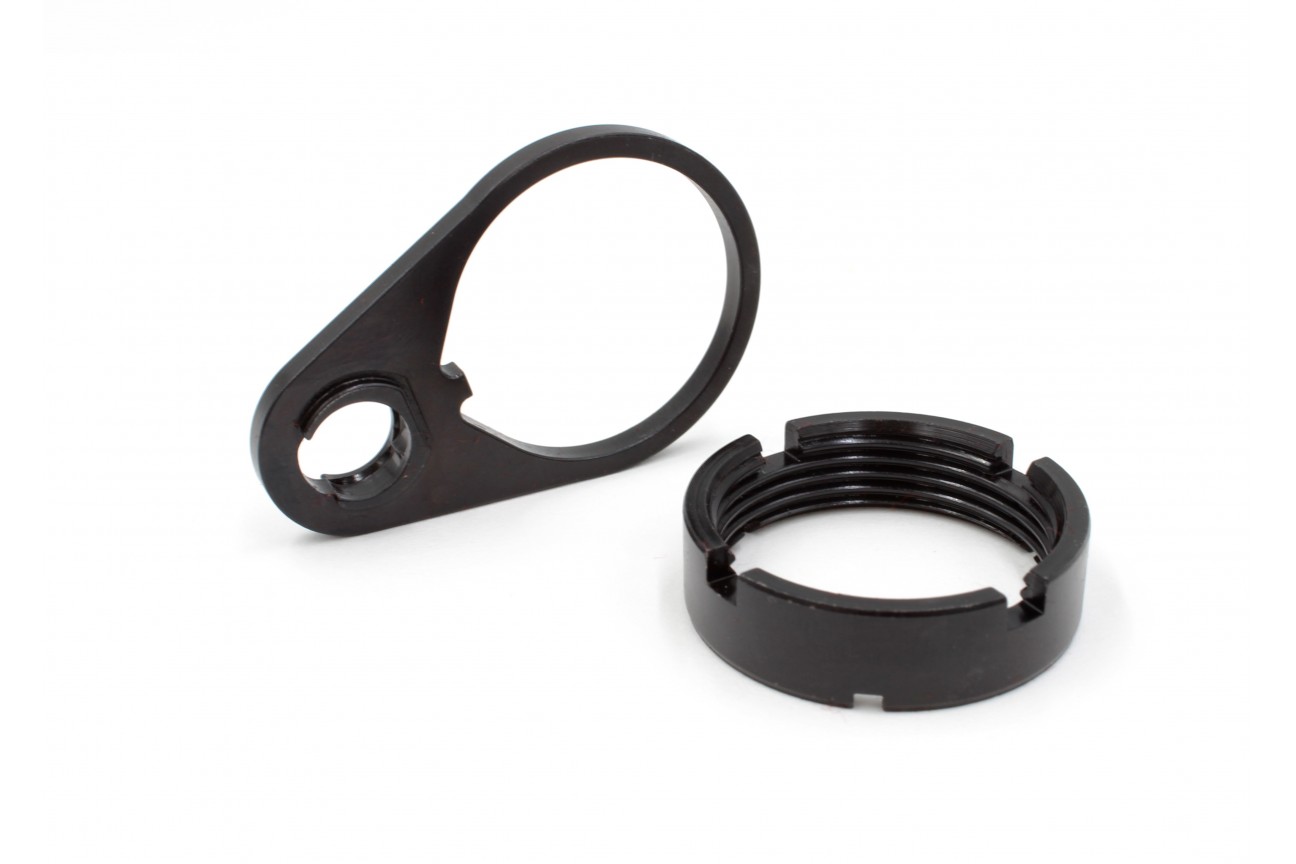 トイガン M4 AR15 LMT End Plate+Castle Nut M4 AR15 LMT End Plate+Castle Nut LMT Extension Tube Nut (Castle)